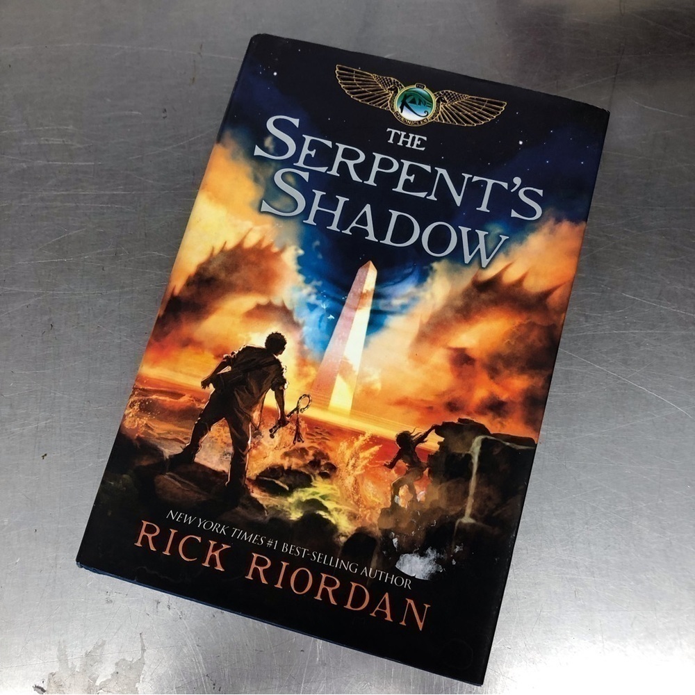 The Serpent's Shadow, by: Rick Riordan, hardback book